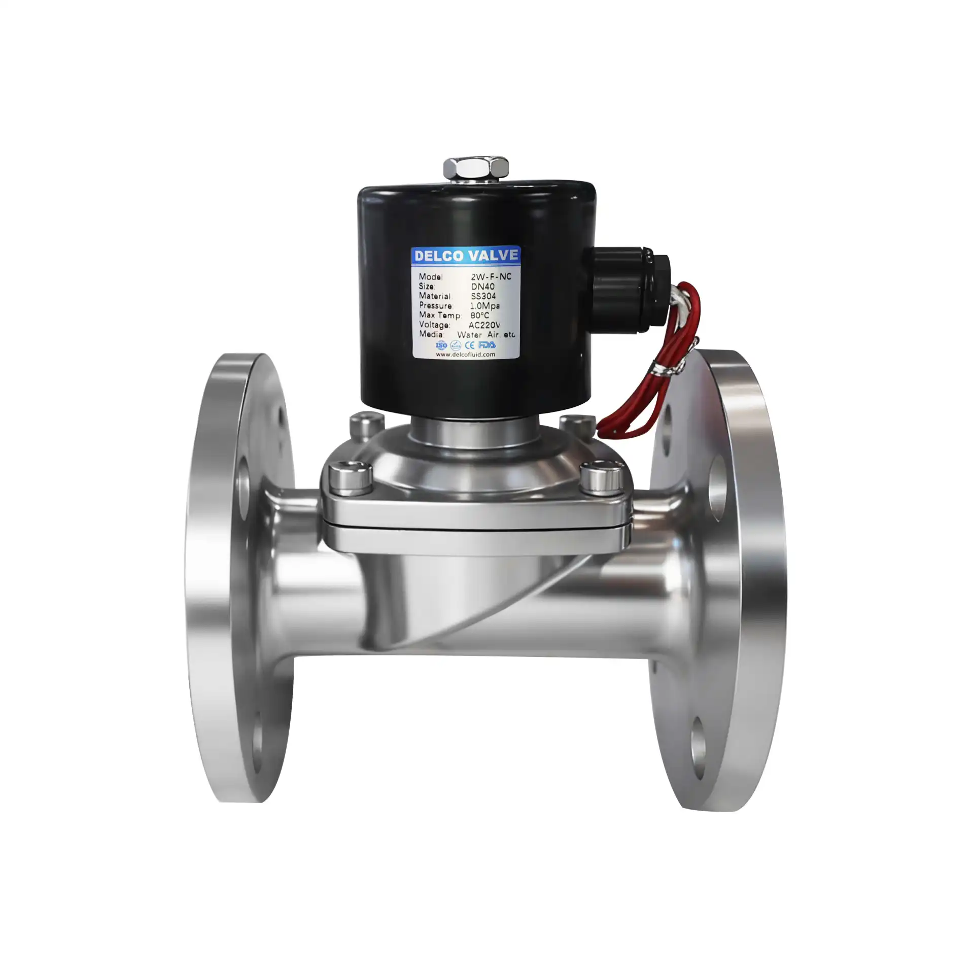 Flansch-Edelstahl-Magnetventil