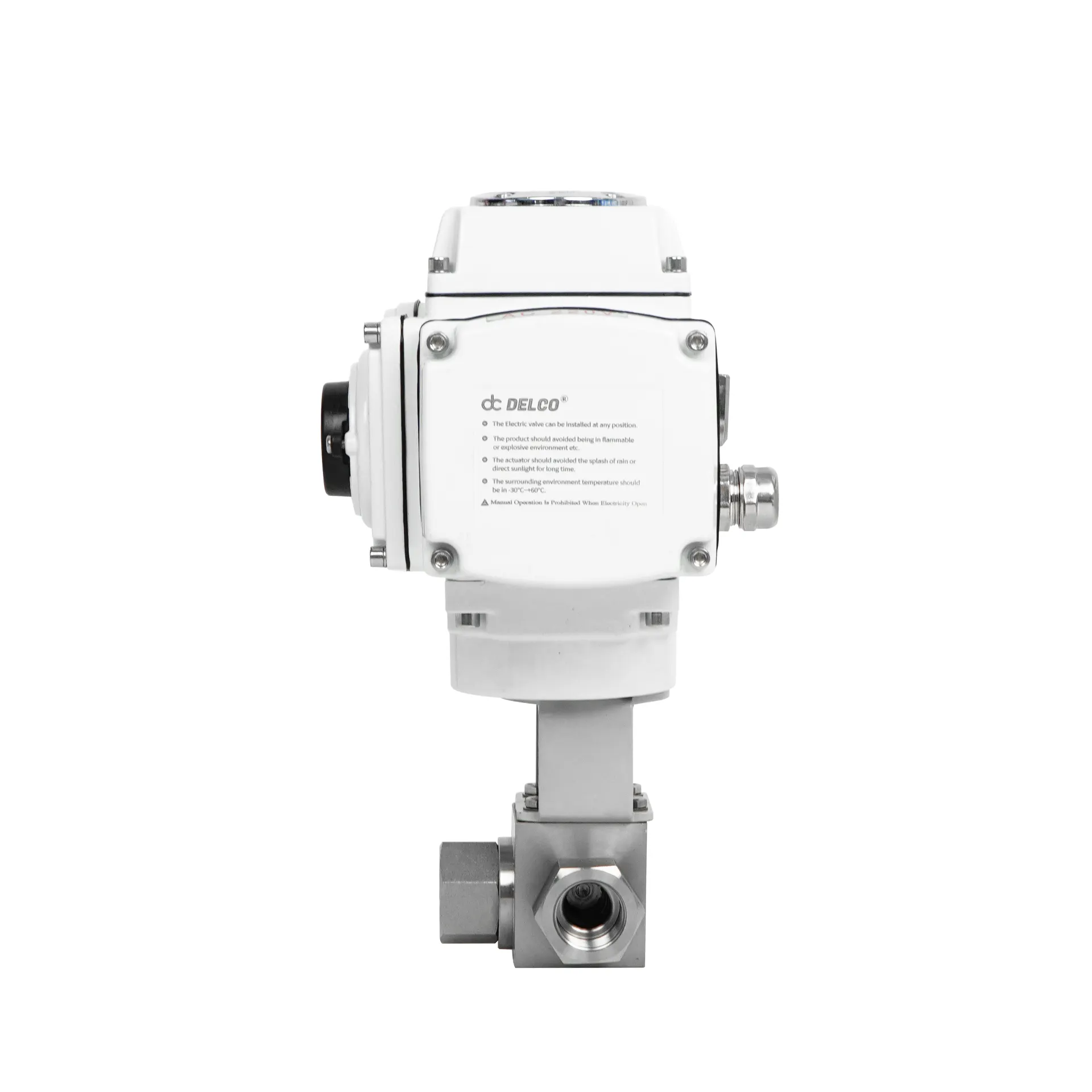 Elektrischer Hochdruck-3-Wege-Kugelhahn 1