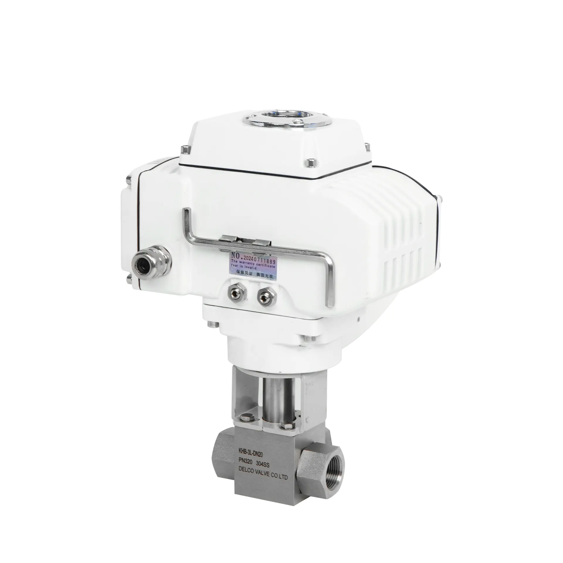 Elektrischer Hochdruck-3-Wege-Kugelhahn 2