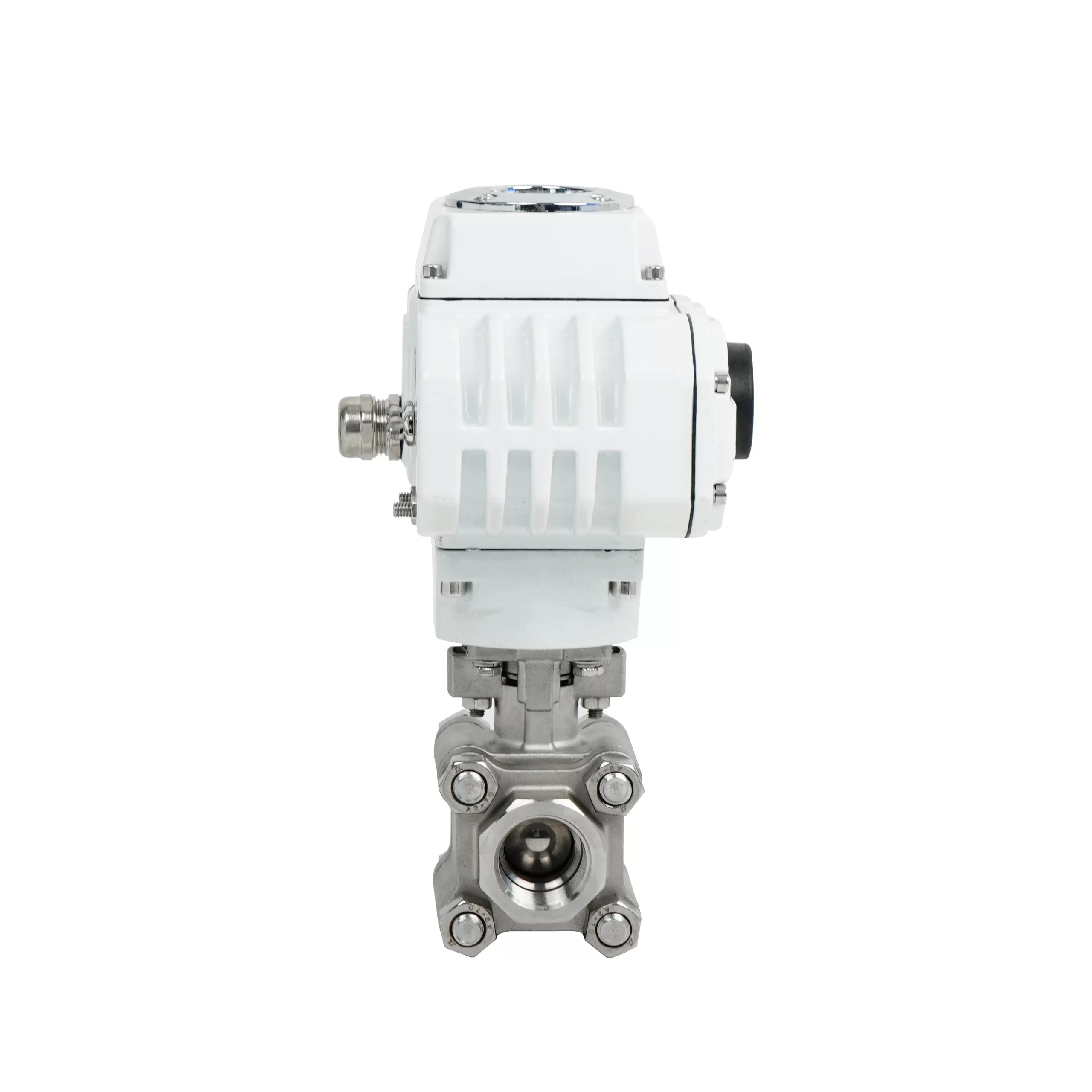 DK55-3PH elektrisches dreiteiliges Hochdruck-Kugelventil 2