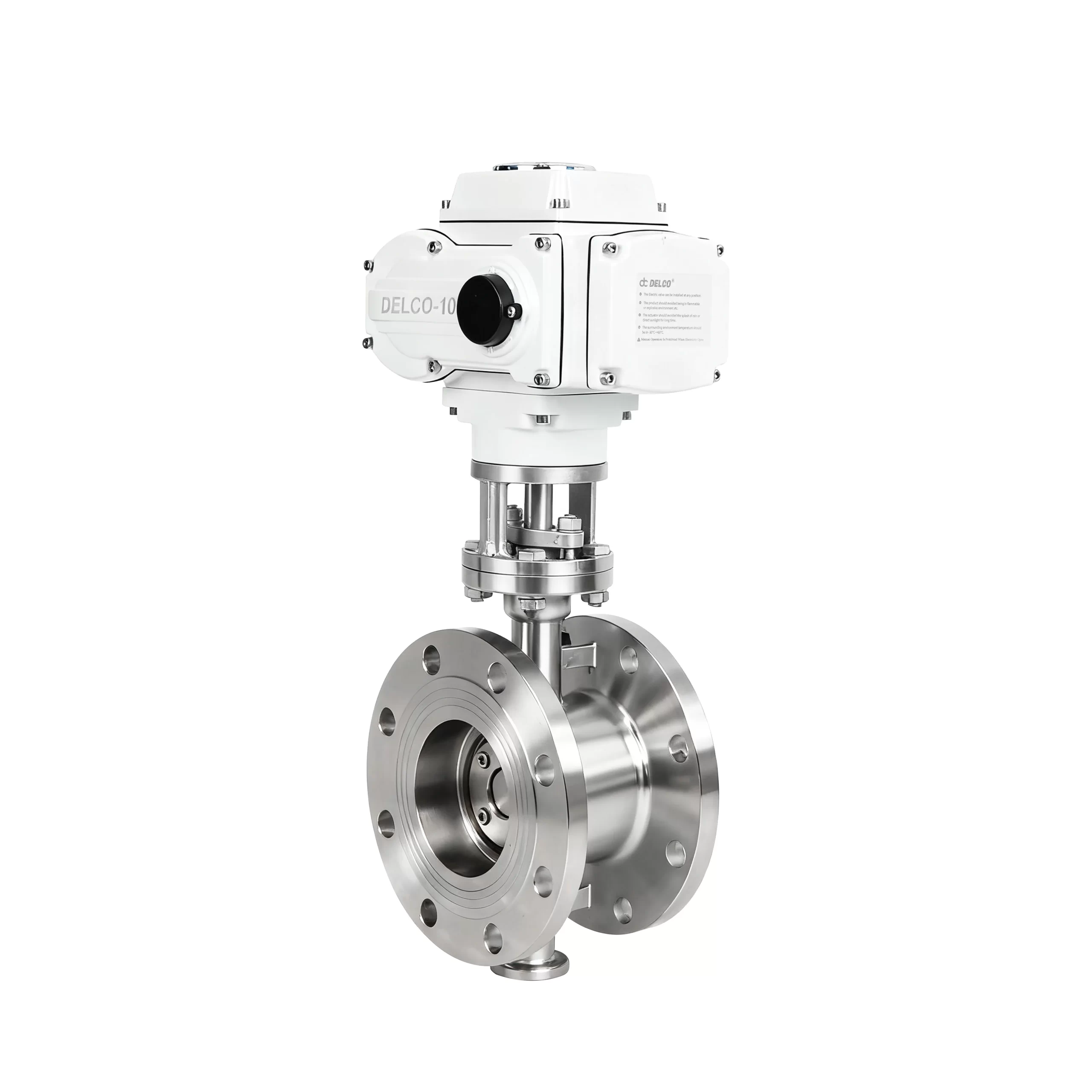 DK56-FB-G Electric Stainless Steel Hard Seal Flange Butterfly Valve 1