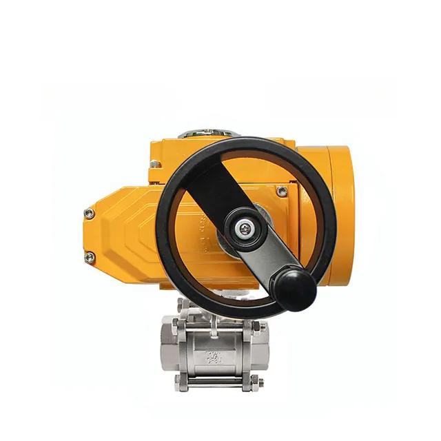 EX-DKV55-3PS elektrisches, explosionssicheres dreiteiliges Kugelventil mit automatischem Reset 2