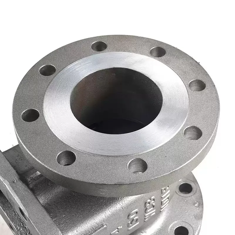 Manuelles Edelstahl-Flansch-Schieberventil – Detailansicht 1