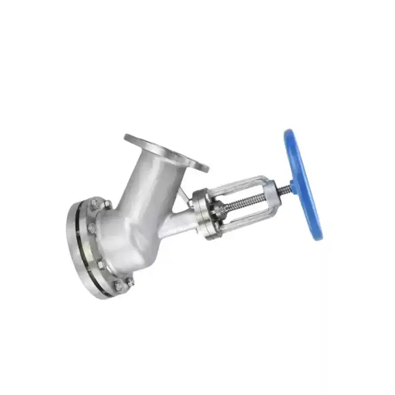 Downward Discharge Tank Bottom Valve, Y-Type Body, Stainless Steel 316 3