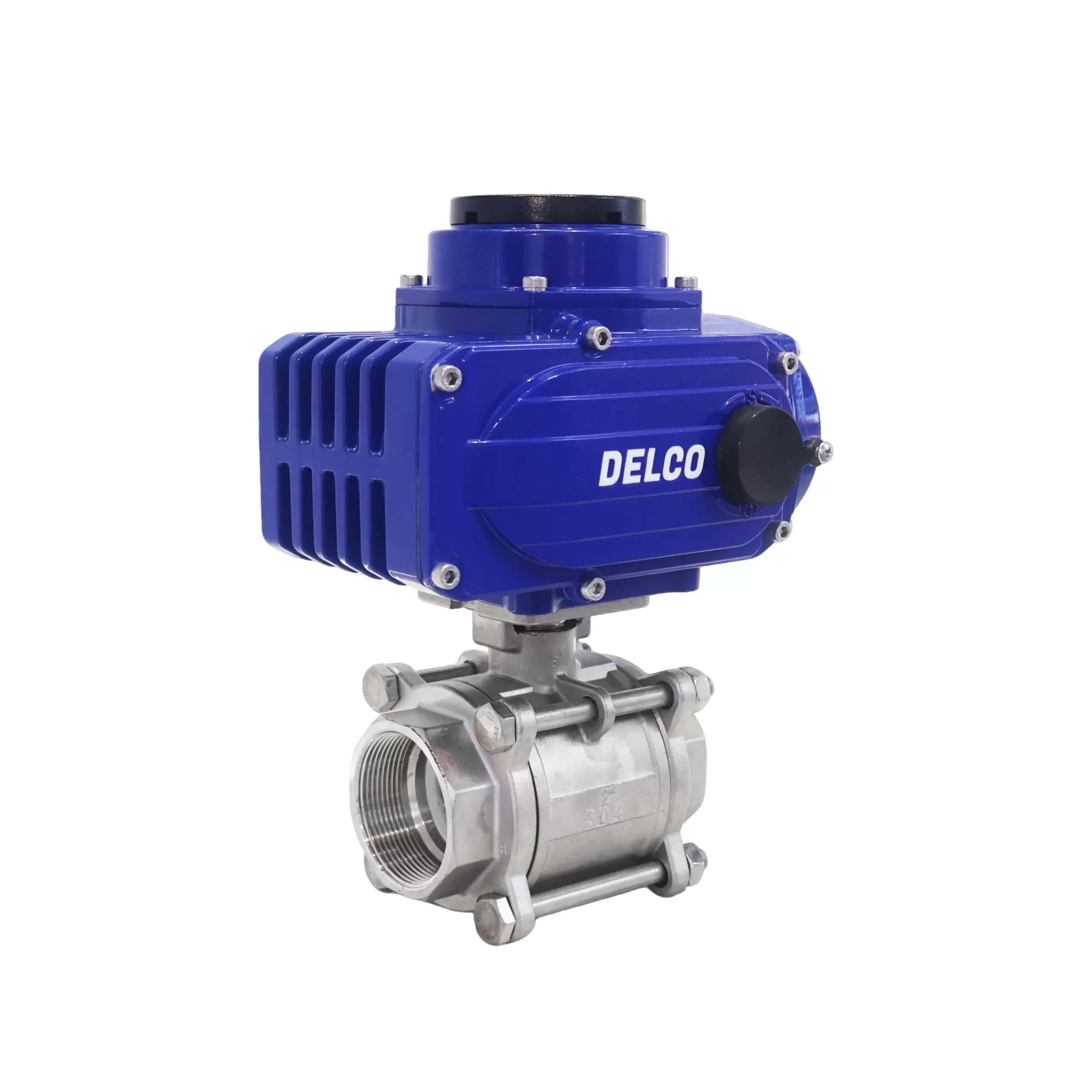 IP67-DK55-3PS Electric Three-Piece Internal Thread Ball Valve 1