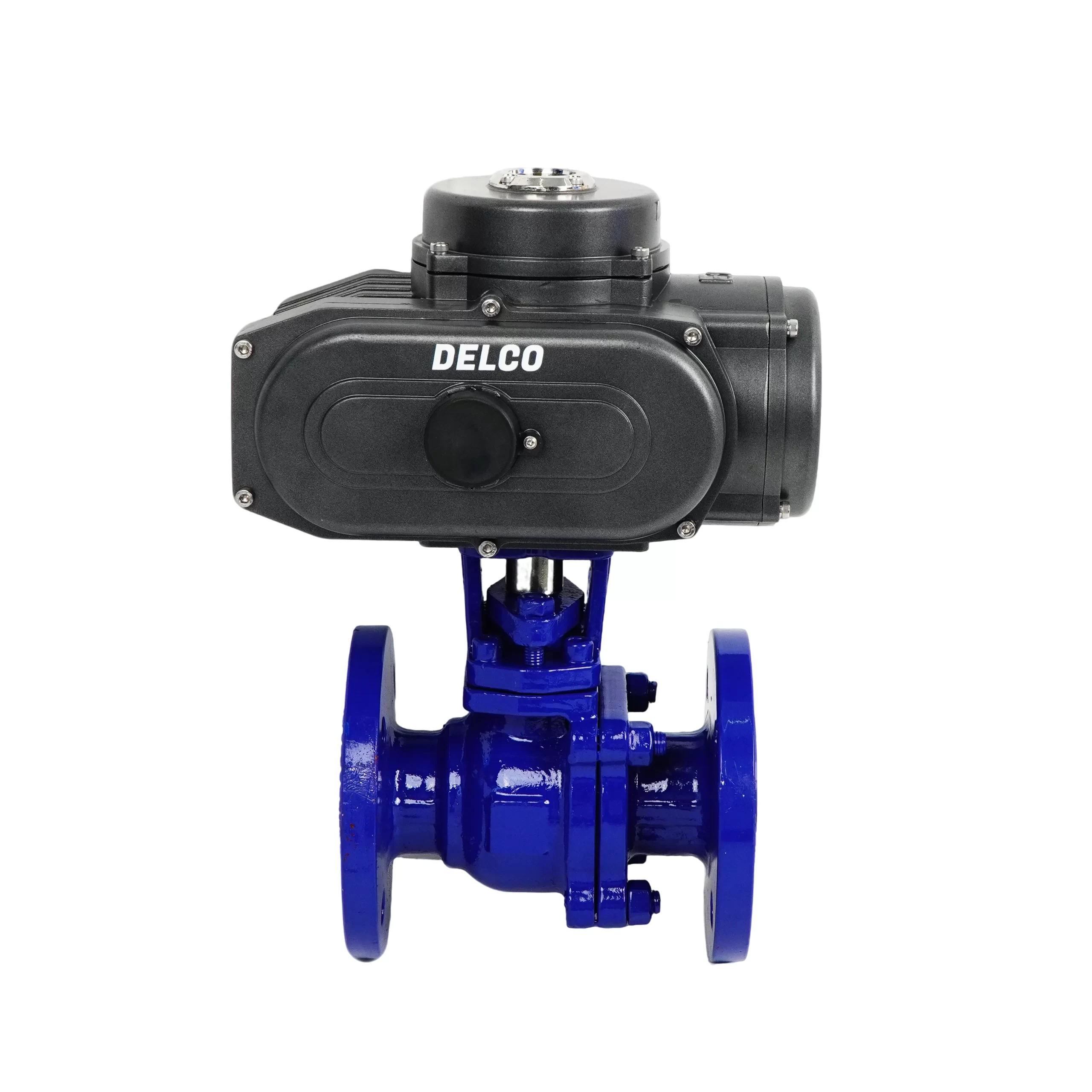IP67-DK55-CF Electric Two-Way Fluorine-Lined Flanged Ball Valve 8