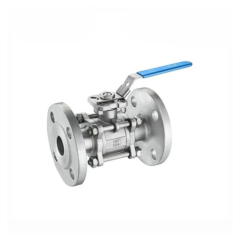 Manual 3-Piece Flanged Ball Valve 2