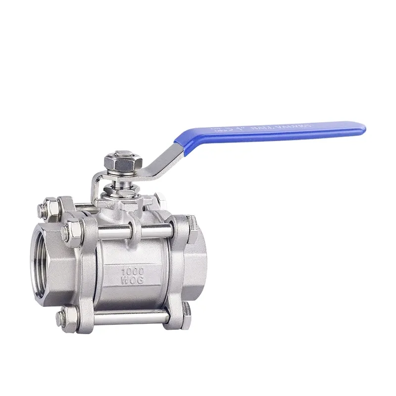 Manual 3-Piece Threaded Ball Valve 2
