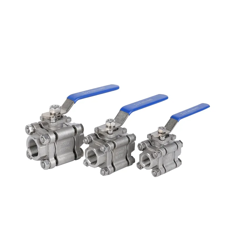 Manual High Pressure 3-Piece Ball Valve 2
