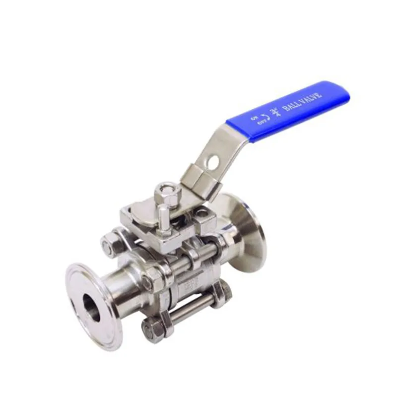 Sanitary 3-Piece Ball Valve 1