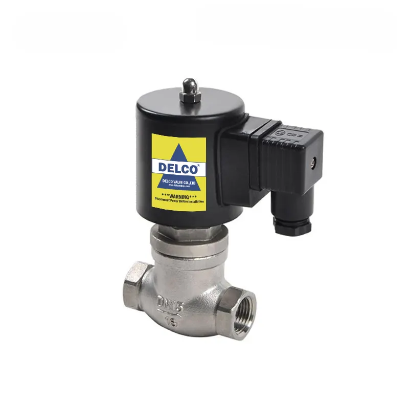 SS Piston High Temp Steam Solenoid Valve DN15-DN100 200°C 40Bar 1