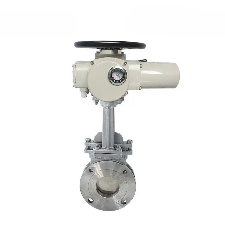 Electric Stainless Steel Knife Gate Valve (DN40-DN1200) - For Slurry & Pulp 1