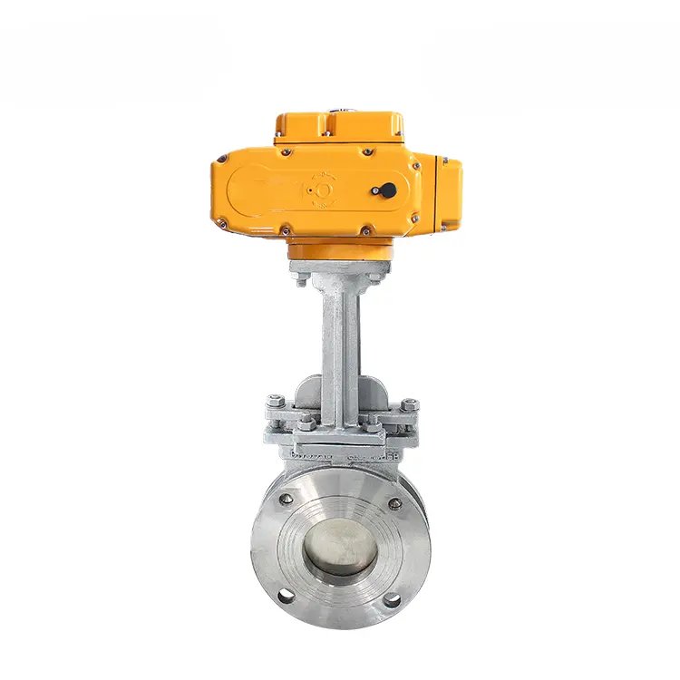 Electric Stainless Steel Knife Gate Valve (DN40-DN1200) - For Slurry & Pulp 2