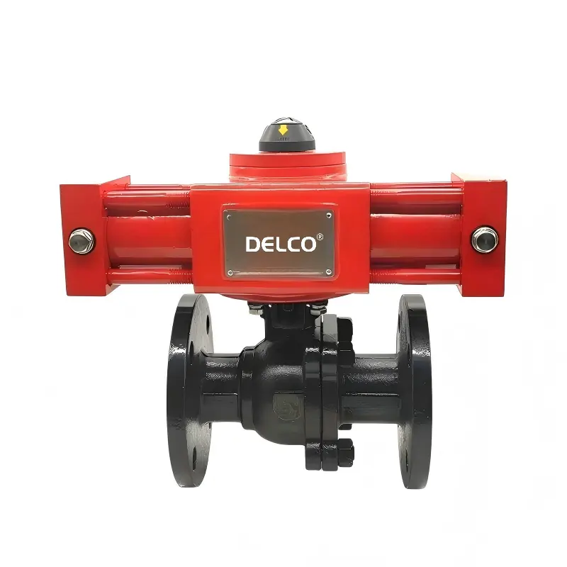 英文 H1 DELCO MYD-2PF Hydraulic Cast Carbon Steel Flanged Ball Valve for Water, Oil & Gas Service 2