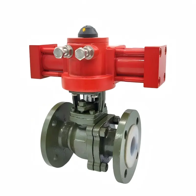 DELCO MYD-CF Fluorine Lined Ball Valve | Hydraulic